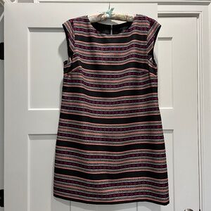 Black and Salmon Banana Republic Dress Size:14